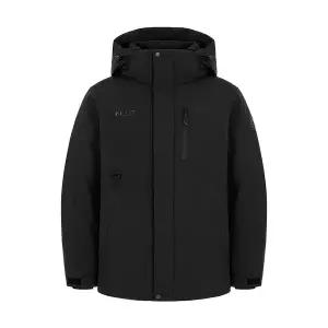 밀레 남성 패딩 점퍼 헤비 구스 다운 거위털 자켓 블랙 BLACK 1543260