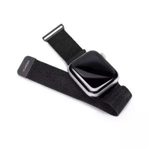 EGARDEN 워치 메탈스트랩 밀레니즈루프 밴드 블랙 7 6 5 4 3 2 1 SE 전 기종 호환 가능 EGAPMTSBL 1543083