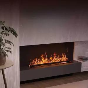 불멍 수증기 난로 3D 조명 벽난로 가정용 가습 거실