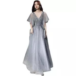 빅사이즈 드레스 들러리 무대복 연회 이브닝 셀프 촬영