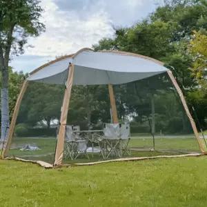 메쉬 쉘터 모기장 블랙코팅 대형 텐트 그늘막