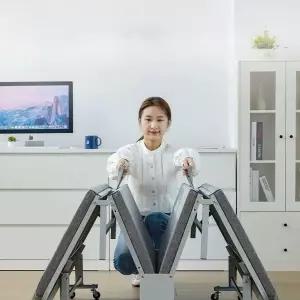 4단 접이식침대 공간용 휴대용 캠핑 라텍스 간이침대 야전