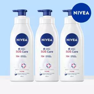니베아 SOS 케어 바디로션 400ml 3개