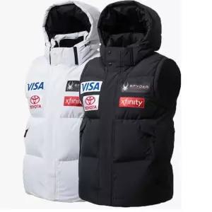 스키아웃도어 점퍼 조끼 패딩 방풍 경량 남녀 공용 보드