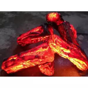 장작 모형 무드등 불꽃 겨울 모조 불멍 소품 모닥불 램프 LED