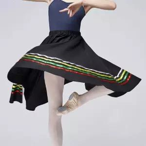 댄스스커트 줌바장 여성용 발레 댄스스포츠 스커트