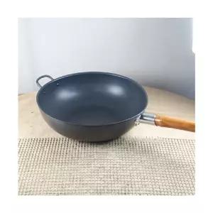 유진토스코 은나노 마블 자루 중국팬 특왕 42cm궁중 후라이펜 조리용 프라이 요리 다용도 볶음 멀티