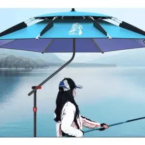 스틱 낚시 우산 야외 민물 캠핑 방수 각도기 파라솔