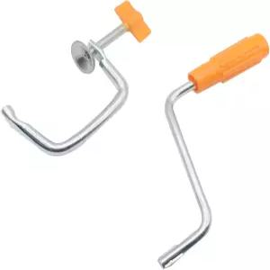 OZXNO 1세트 파스타 기계 손잡이 및 클립 교체용 메이커 클램프