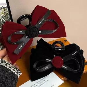 [하프클럽/셀러허브_여성트랜드패션]큐빅집게핀 당고머리집게핀 대형집게