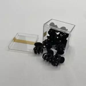 [하프클럽/셀러허브_여성트랜드패션]블랙 10P 미니집게핀 헤어집게핀 반묶