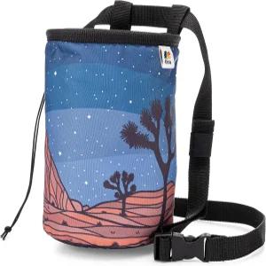 오소 서플라이 - 성인 및 용 클라이밍 초크백 드로스트링 클로저 조절식 허리 벨트 실내/외 훈련 암벽 등반