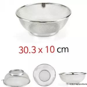 스테인리스 원형 야채 물빠짐 바구니 채반 채망 소쿠리