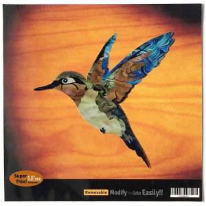 [미국배송] 자카모우 기타 및 베이스 악기 인레이 스티커 벌새