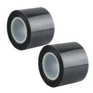 HOIRIX 윈도우 화면 수리 테이프 접착 메쉬 패치 스티커 찢어짐 및 구멍 키트(그레이/2 롤 16.4FT/2 인치)