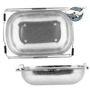 주방 수납용 스테인리스 채반 다목적 조리 용기