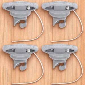 4피스 내마모성 플러그 보트 카약에 대 한 내구성 Pvc 밸브 캡 풍선 공기 커버 누출 방지 휴대용 교체