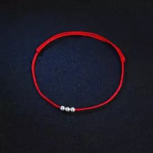 여자 여학생 캐주얼 심플 모던 포인트 팔찌 끈팔찌