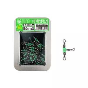 [하프클럽/]니켄 T형 야광 삼각 도래 대용량 벌크형 가지채비