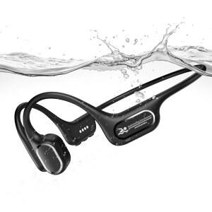 [미국배송] 릴렉스요 본 컨덕션 수영 헤드폰 32GB MP3가 장착된 IP68 방수 이어버드 블루투스 5.4 오픈 이어 스포츠 이어폰 수영 달리기 자전거 타기 마라톤 서프오디오용 수중 헤드폰