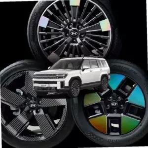 싼타페 MX5 휠스티커 18인치 20인치 차량