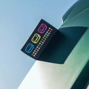 캐스퍼 UV 가죽 디자인 자동차 태그 스몰사이즈 캐스퍼 UV 가죽 디자인 택 Tag 자동차용품