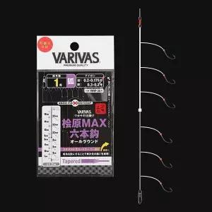 [하프클럽/]바리바스 빙어 바늘 와카사기 히바라 맥스 빙어채비 6본