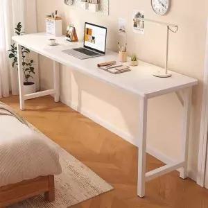 좁고 긴 테이블 베란다 홈바 폭좁은 탁자 소형 침대 흰색