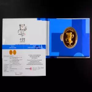 한국은행 2018년 평창 동계 올림픽 기념 마스코트 엠블럼 프루프 기념주화 수호랑