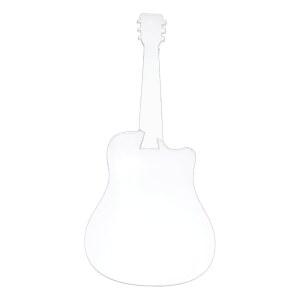 [미국배송] 베네크레아 기타 서빙 보드 라우터 템플릿 표지판에 독특한 인레이를 만들기 위한 필름이 있는 목공 인레이 공예 프로젝트 6.7X15.2인치 두께 6MM