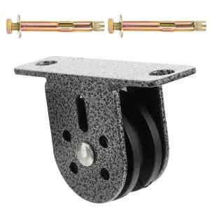 2개입 벽걸이형 싱글 리프팅 풀리 헤비 듀티 무소음 피트니스 풀리 블록 운동용 트랙션 베어링 휠 체육관