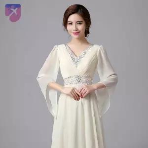 여성합창복 합창제드레스 공연드레스 공연 퍼플 무대복