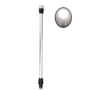 팩트레이드 해양 보트 내비게이션 라이트 LED - 22인치 화이트 올라운드/스턴 폴 교체 플러시 마운트 폰툰 요트 카약용 액세서리