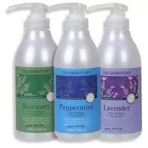 더허브스토리 향기좋은 퍼퓸 샴푸 500ml/진저/삼푸/린스/리필/바디/비듬/제거/볼륨/샴프