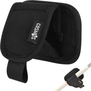 코스모스 플라이 낚싯대 홀더 - 허리 벨트 클립 뱅크 및 도강 액세서리용 수평 홀스터