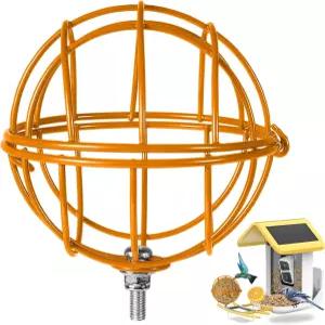 하스허브 금속 수트 볼 홀더 - 대부분의 실외 스마트 피더와 호환 5mm 나사(오렌지)가 있는 조류 피더