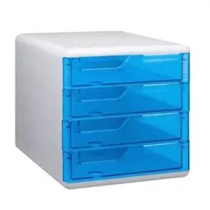 서류 정리함 4단 화일 박스 문서 보관함 사무용 서랍 정리용 (WFJ4JFS)