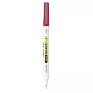 1다스 12개입 빨강색 원 글씨용 네임펜x가는 (WFJ5PNA)