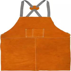 가죽 앞치마 용접 남성용 대장간 작업용 턱받이 내열성 용접기 기어 단조 목공 목재 금속 가공 작업복 화염