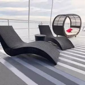 호텔 썬베드 수영장 라탄 리조트 선베드 비치 침대 의자