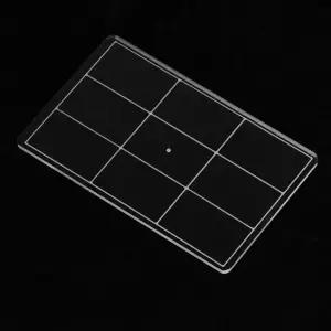 LUAATT 규칙 제3자 사진 구성 뷰어 찾기 1팩 휴대용 강화 찍기 /그림 그리기 보기 신용카드 크기