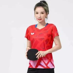 탁구 셔츠 반팔 블랙 탁구복 빅타스 기능성 여자 남성