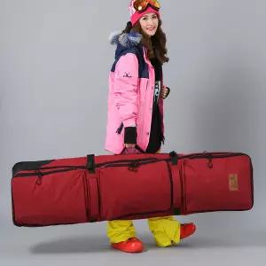 스노우보드 데크 가방 긴 대용량 여행 부츠 스키 원정