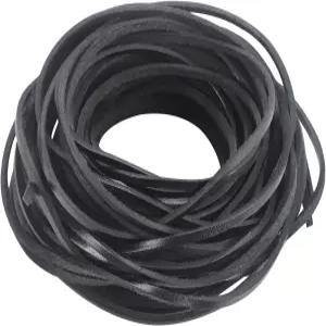 CDY 3mm 와이드 플랫 정품 가죽 스트립 코드 6야드 브레이딩 스트링 보석 제작 신발 레이스 정원 도구