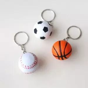 5개묶음 스포츠 공 키링 야구 축구 농구 (3type 야구 (WFJ5AXL)