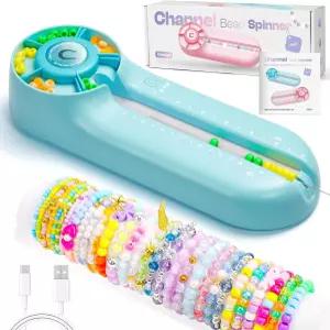 비딩 보드가 장착된 케이도 일렉트릭 비드 스피너 팔찌 디자인용 G1 채널 및 포니 시드 비드용 주얼리 제작