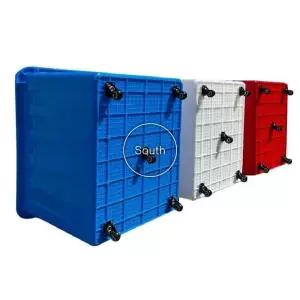 이동식 폐기물 컨테이너 400L 수거함 산업 버킷 적재 운반함