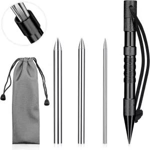 파라코드 매듭 도구 말린 스파이크 FID 가죽 로프 코드 작업 팔찌 직조용 스테인리스 스틸 바늘 끈끈이