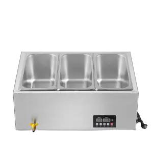 업소용 중탕기 3구 반찬 소스 사각 소스보온고 짜장워머기