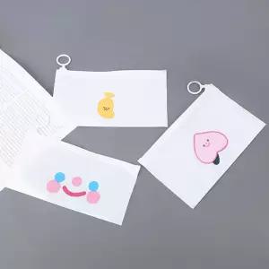 캐릭터 슬라이딩 파우치 포장 반투명 25장 스마일